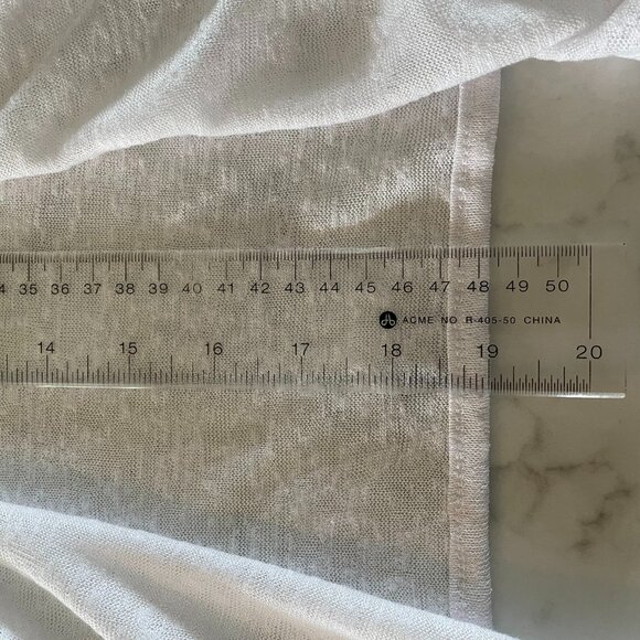 White Light Bolero Style wrap Cover 3/4 Sleeve Open Front - Picture 15 of 15